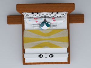 bed 15 3D Model