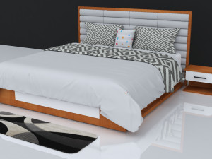 bed 16 Model 3D