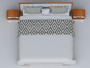 bed 16 Model 3D