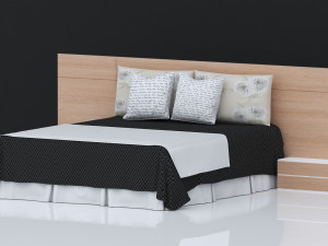 bed 20 Model 3D