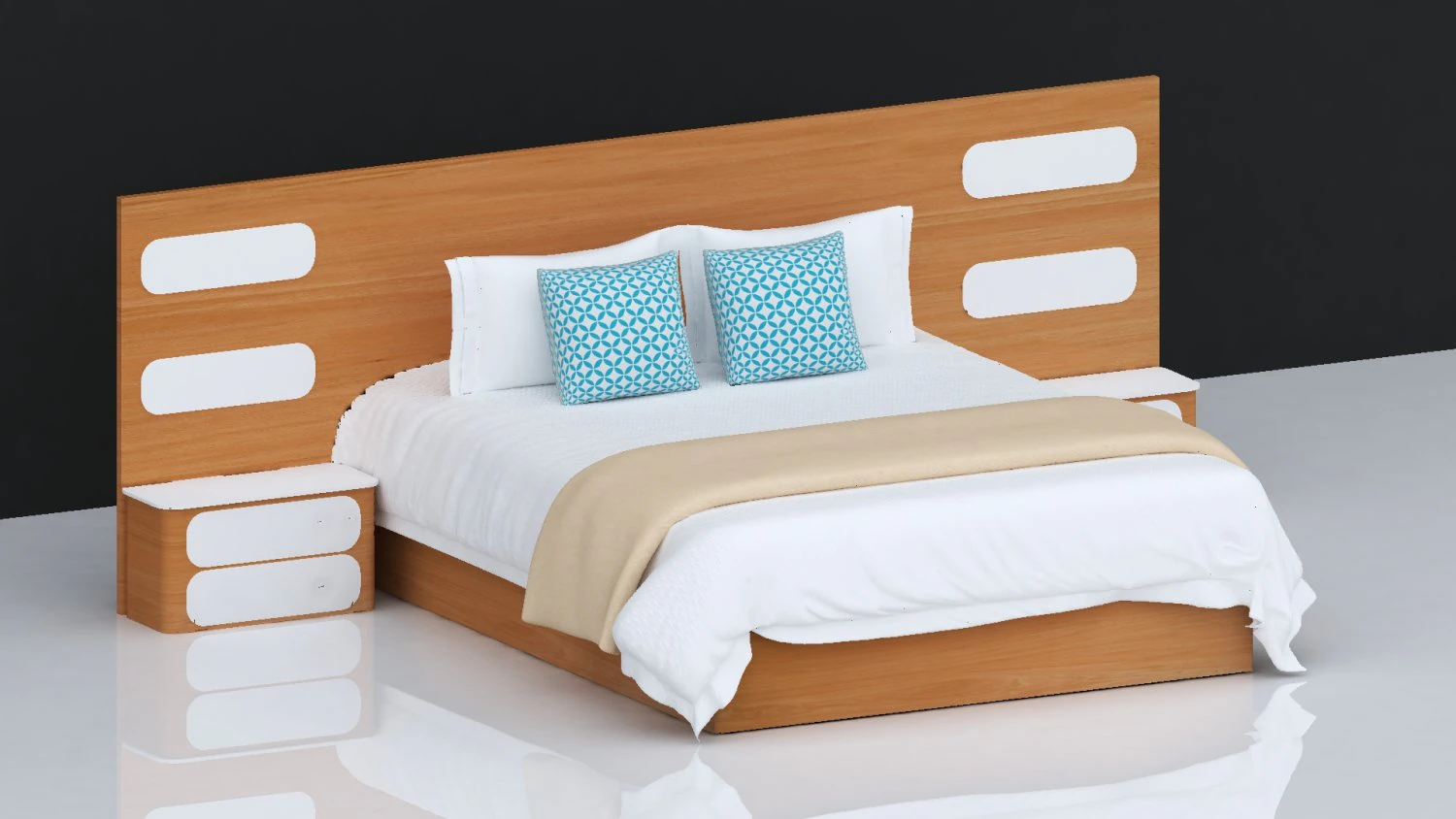 bed 25 3D Model .c4d .max .obj .3ds .fbx .stl .blend 