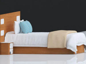 bed 25 3D Model