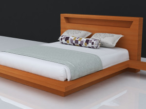 bed 27 3D 모델