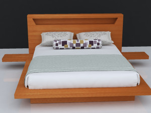 bed 27 3D 모델