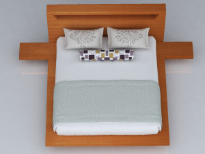 bed 27 3D 모델