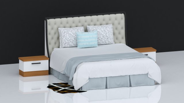 bed 29 Model 3D .c4d .max .obj .3ds .fbx .stl .blend 