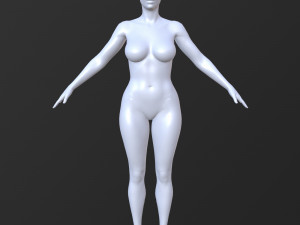 10 female base mesh volume-03 Model 3D