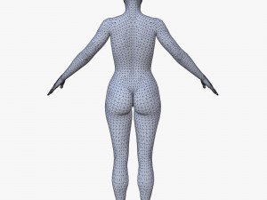 10 female base mesh volume-03 Model 3D