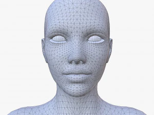 20 female base mesh 3D Model