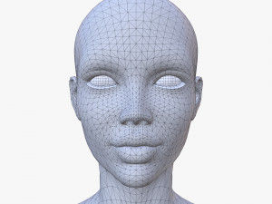 20 female base mesh 3D Модель