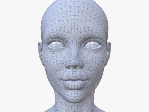 20 female base mesh 3D Model