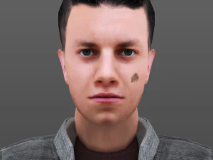 homem 01 -com 250 animações Modelo 3D