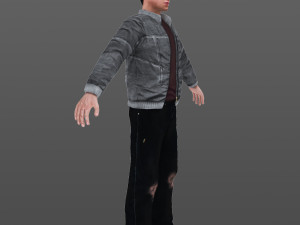 man 01 -with 250 animations Model 3D