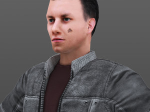man 01 -with 250 animations Model 3D