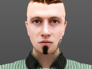 homem 02 -com 250 animações Modelo 3D