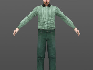man 02 -with 250 animations Modèle 3D