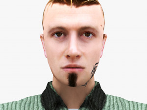 man 02 -with 250 animations Modèle 3D
