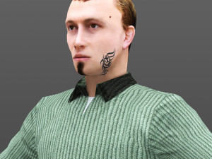 man 02 -with 250 animations Modèle 3D