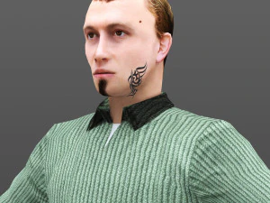 man 02 -with 250 animations 3D Model