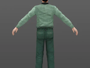 man 02 -with 250 animations 3D Model