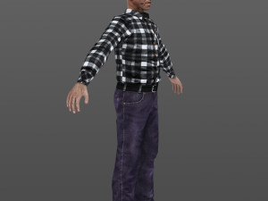 man 03 -with 250 animations Model 3D