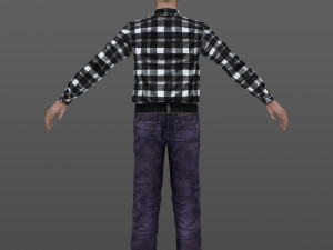 man 03 -with 250 animations Model 3D