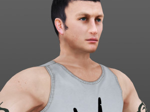 man 04 -with 250 animations 3Dモデル