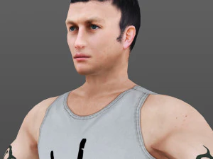 man 04 -with 250 animations 3D Model