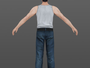 man 04 -with 250 animations 3Dモデル