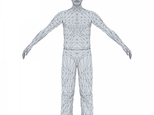 man 04 -with 250 animations 3Dモデル