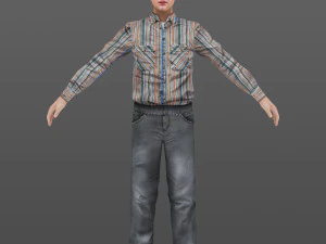 man 05 -with 250 animations 3D Model