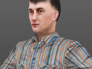 man 05 -with 250 animations 3D Model