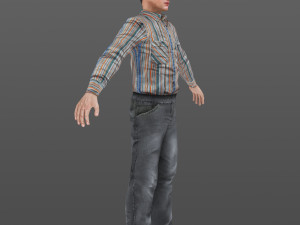 man 05 -with 250 animations Modèle 3D