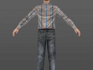man 05 -with 250 animations Modèle 3D