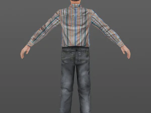 man 05 -with 250 animations 3D Model