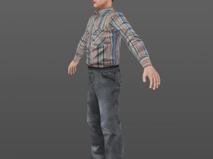 man 05 -with 250 animations Modèle 3D