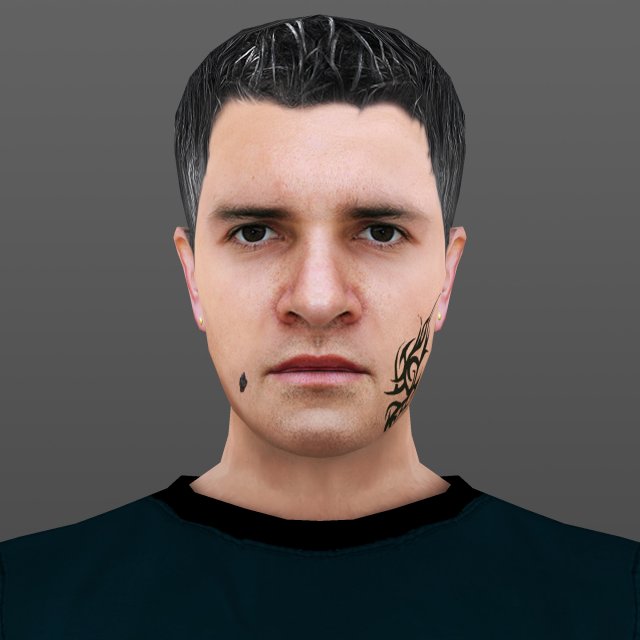 man 06 -with 250 animations 3D Model .c4d .max .obj .3ds .fbx .stl .blend 