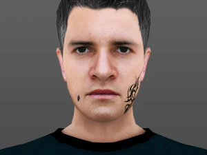 homem 06 -com 250 animações Modelo 3D