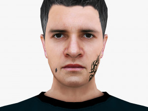 man 06 -with 250 animations 3D Model