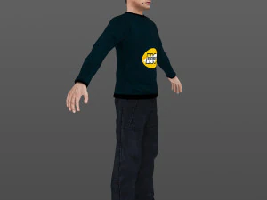 man 06 -with 250 animations 3D Model