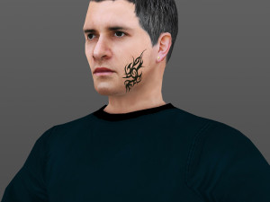 man 06 -with 250 animations 3D Model