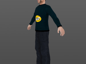 man 06 -with 250 animations 3D Model
