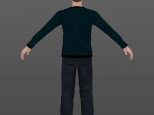 man 06 -with 250 animations 3D Model