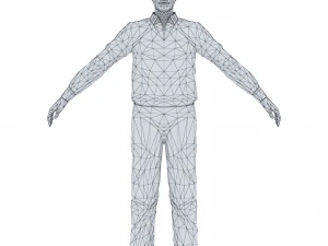 man 07 -with 250 animations 3D Model