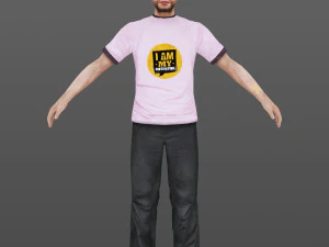 homem 08 -com 250 anima&ccedil;&otilde;es Modelo 3D