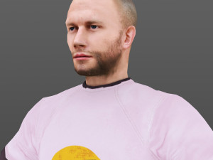 man 08 -with 250 animations 3D Модель
