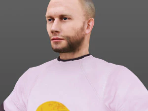 homem 08 -com 250 anima&ccedil;&otilde;es Modelo 3D