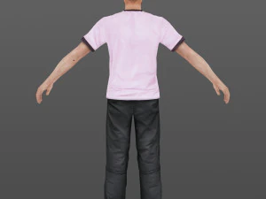 homem 08 -com 250 anima&ccedil;&otilde;es Modelo 3D