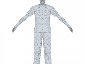homem 08 -com 250 anima&ccedil;&otilde;es Modelo 3D