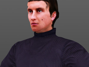 man 09 -with 250 animations 3D Model